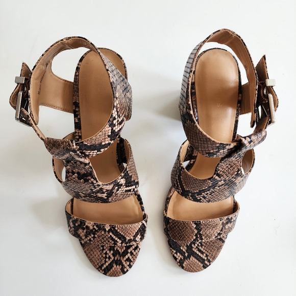 Snakeskin Sandals - Picture 2 of 3